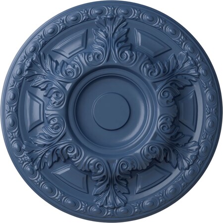 Ekena Millwork Granada Ceiling Medallion (Fits Canopies up to 7 1/8"), Hand-Painted Americana, 23 1/2"OD x 2 3/4"P CM24GAAMF